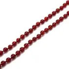 8mm Natural Carnelian Beaded Knotted Necklace Meditation Yoga Blessing Jewelry 108 Japamala Rosary Buddha Head Pendant 4