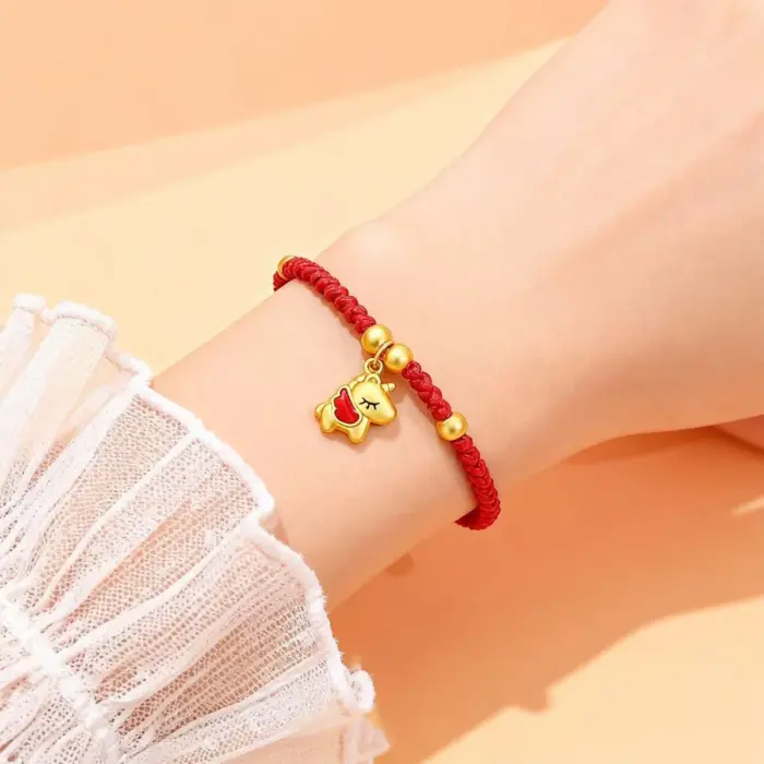 2026 Horse Year New Handmade Woven Red String Bracelet Unisex Lucky Protection Chinese Zodiac New Year Daily Wear Jewelry Gifts 5