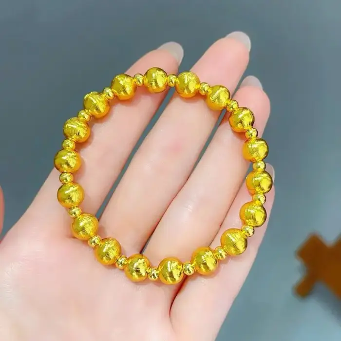 Ancient French Gold Five-way God of Wealth 5 Qian Di Half Bracelet Bracelet Retro New Chinese Style All-match Light Luxury Woven 3 Ancient French Gold Five-way God of Wealth 5 Qian Di Half Bracelet Bracelet Retro New Chinese Style All-match Light Luxury Woven 3
