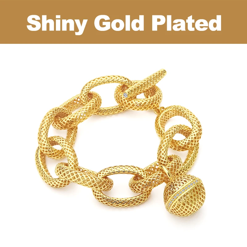 Shiny Gold Plated