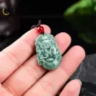 Natural A Goods Jadeite Twelve Chinese Zodiac Rat Tiger Pendant Jewelry Hand-carved Custom Mascot Jewelry Jade Necklace Gift 2