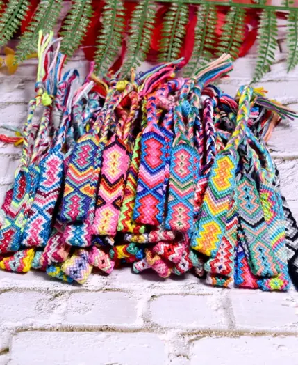 20 Pieces Random Color Friendship Bracelet for Women Fashion Handmade Macrame Braided Pulseras Femme Dropshipping 1