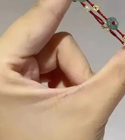 Chinese Style Simple Line Lucky Amulet Bracelet Flower Beaded Bracelet For Women Handmade Rope Bracelet Jewelry 1