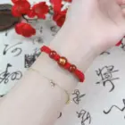 Good Luck 12 Constellation Zodiac Sign Braided Animal Couples Bracelet for Men Women Red Rope Bracelet New Year Jewelry Gift 5