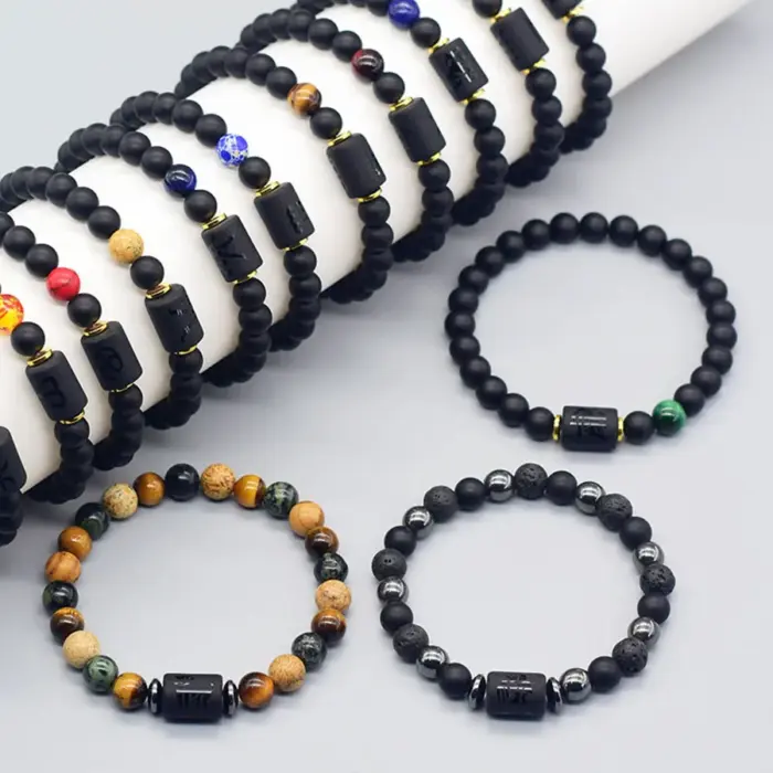 12 Zodiac Sign Bracelet Homme Constellation Bracelet for Men Aries Virgo Leo Libra Charm Bangle Women Friendship Jewelry on Hand 6 12 Zodiac Sign Bracelet Homme Constellation Bracelet for Men Aries Virgo Leo Libra Charm Bangle Women Friendship Jewelry on Hand 6