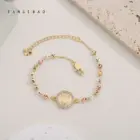 FanSibao Fashion Frontier Maria Statue Tri color Mixed Bead Bracelet Cross Design Women's Exclusive Bracelet 5