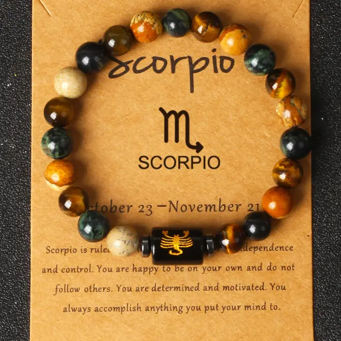12 Zodiac Signs Constellation Charm Bracelet Men Women Fashion Tiger Eye Stone Beaded Bracelets Virgo Leo Libra Couple Jewelry 6 12 Zodiac Signs Constellation Charm Bracelet Men Women Fashion Tiger Eye Stone Beaded Bracelets Virgo Leo Libra Couple Jewelry 6