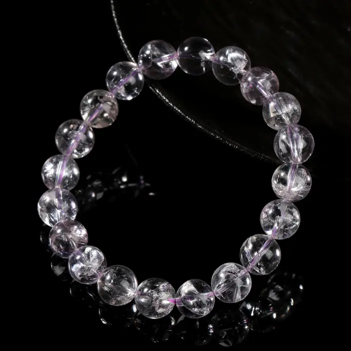 JD Natural Astrist Amethyst Bead Strand Bracelets Women Luxury Crystal Reiki Healing Energy Stretch Bracelet Female Party Gifts 5