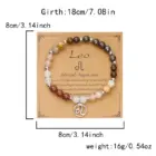12 Zodiac Beaded Bracelet Aries Taurus Gemini Cancer Leo Virgo Libra Scorpio Aquarius Pisces Gifts Women Jewelry Gift 6