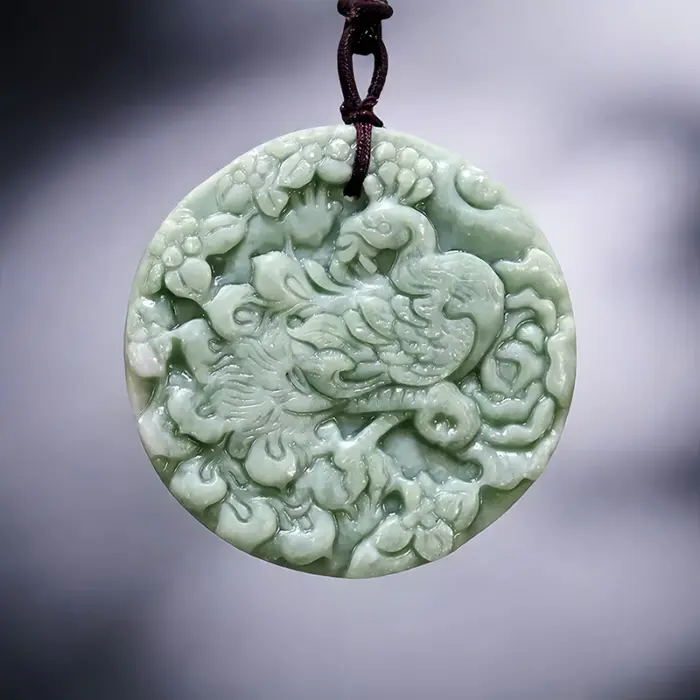 Natural Real Jade Peacock Pendant Necklace Luxury Chinese Carved Jewelry Fashion Gemstones Amulet Gift Talismans Vintage 1 Natural Real Jade Peacock Pendant Necklace Luxury Chinese Carved Jewelry Fashion Gemstones Amulet Gift Talismans Vintage 1