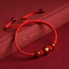 Chinese Style Dragon Bracelet 2025 Snake Dragon Year Lucky Red Rope Bracelet Xmas Near Year Gift 2