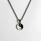 Stainless Steel Round Yin Yang Tai Chi Pendant Necklace For Men Chinese Taoist Amulet Jewelry 4