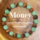 Money Attracting Bracelet, Wealth Luck Bracelet with Green Aventurine Tiger Eye 1