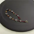 Chinese Style Simple Line Lucky Amulet Bracelet Flower Beaded Bracelet For Women Handmade Rope Bracelet Jewelry 3