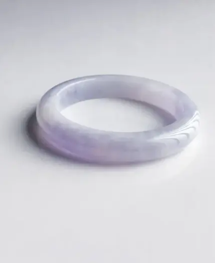 Ice jade violet spring color jade bracelet women 1