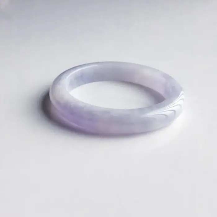 Ice jade violet spring color jade bracelet women 1 Ice jade violet spring color jade bracelet women 1
