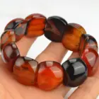 Natural Silk Wrapped Agate Bracelet Men's and Women's National Style Versatile Hand String Jewelry 5
