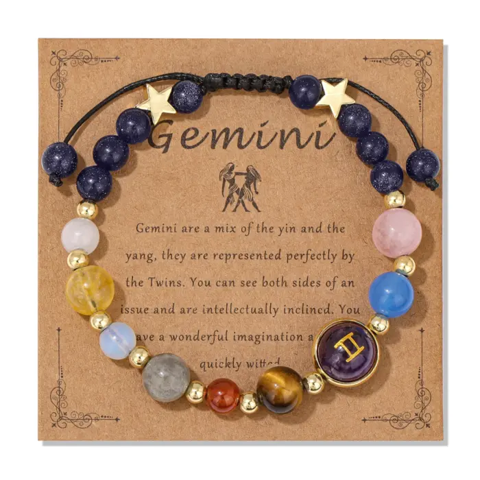 12 Zodiac Signs Natural Stone Bracelet Taurus Cancer Virgo Pisces Charm Bracelets for Women Men Couples Friendship Jewelry Gift 3 12 Zodiac Signs Natural Stone Bracelet Taurus Cancer Virgo Pisces Charm Bracelets for Women Men Couples Friendship Jewelry Gift 3