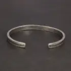 Viking Armband 925 Sterling Silver Men's Women's Vintage Handmade Bracelet Simple Classic Fine Jewelry Open Cuff Bangle 4