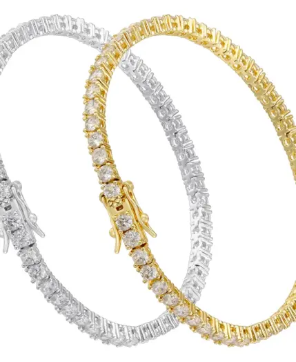 ZHUKOU New 18K Golden-Plated Inlaid Zirconia Golden/Silvery Luxury And Elegant Ladies Bride Wedding Jewellery 1 Pcs:VL571 1