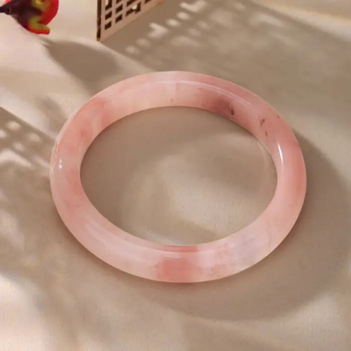 Golden Silk Jade Peach Blossom Brewed Bracelet Half Bracelet Fans Run Away To Give Girlfriend Holiday Gifts 2 Golden Silk Jade Peach Blossom Brewed Bracelet Half Bracelet Fans Run Away To Give Girlfriend Holiday Gifts 2