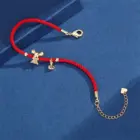 Red Rope Bracelet Zodiac Rats Bracelets For Women Birthday Lucky Wish Jewelry Bangle Girl New Year Christmas Ornaments Xmas Gift 6