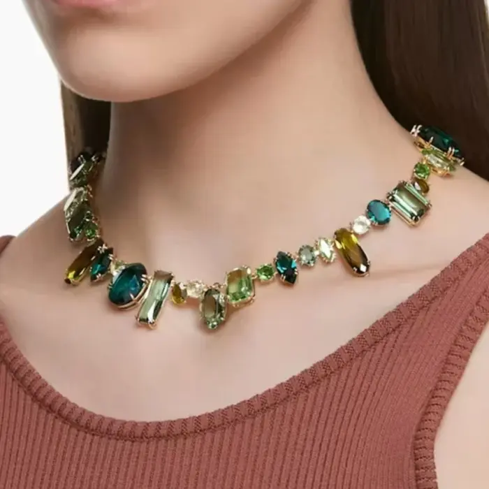 2025 European and American New High Quality Bracelet Simple and Cute Dopamine Bracelet S925 Birthday Gift Emerald 3