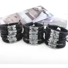 12pcs/Set 12 Zodiac Signs Bracelet for Men Women Virgo Libra Scorpio Taurus Bracelet Mens Leather Bracelets Fashion Jewelry 2