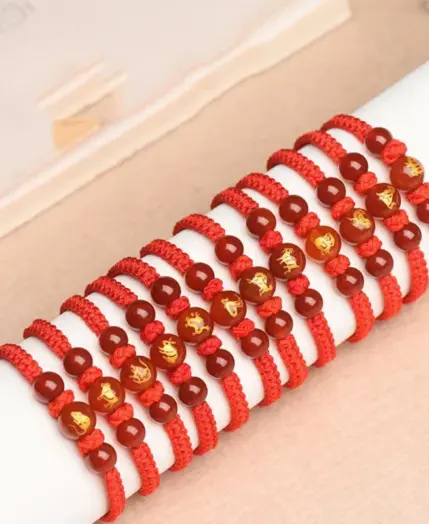 Good Luck 12 Constellation Zodiac Sign Braided Animal Couples Bracelet for Men Women Red Rope Bracelet New Year Jewelry Gift 2 Good Luck 12 Constellation Zodiac Sign Braided Animal Couples Bracelet for Men Women Red Rope Bracelet New Year Jewelry Gift 2