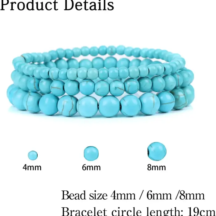 3 Pcs/set Healing Crystal Bracelets for Women 4 6 8mm Natural Stone Beaded Stretch Bracelet Amethyst Indian Agates Jewelry Gifts 3 3 Pcs/set Healing Crystal Bracelets for Women 4 6 8mm Natural Stone Beaded Stretch Bracelet Amethyst Indian Agates Jewelry Gifts 3