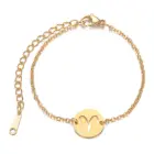 Leo 12 Zodiac Sign Constellation Charm Bracelet Gold Color Stainless Steel Hand Chains For Women Jewelry Birthday Gifts 2022 6