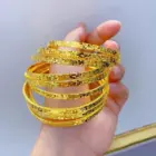 24k Gold Real 9999 Golden Broken Bingbing Bangles Flash Solid Bracelet Women's Temperament Fine Jewelry Set Ring Bracelet 1