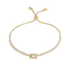 HECHENG,Constellation bracelet,Star Zodiac Sign 12 Constellation Bracelet Zircon Charm Gold Color Chain Bracelet for Women Birth 2