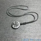 Natural Genuine Obsidian Life Tree Necklace Pendant Healing Crystal Guardian Jade Pendant Male and Female Jade Necklace Jewelry 5