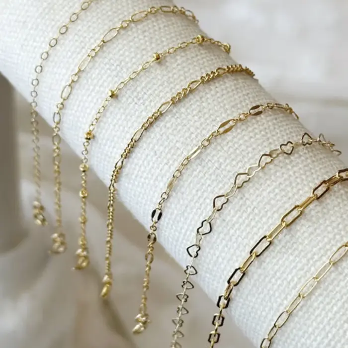 Bracelets Gold Bracelets Woman Handmade Bangles Layering Bracelets Water-proof Hypoallergenic Rust-proof Jewelry for Women 5