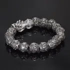 Sanskrit Six Words Engraved Buddha Bracelet OM Mala Beads Bracelets For Men And Women Mantra Prayer Buddhism Jewelry 4