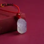 Natural Agate Chalcedony Pendant Peace Buckle Maitreya Buddha Gourd Small Fox Pendant Personality Jewelry Lucky Amulet Gift 5
