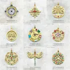 Amulet Magical Lucky Symbol Element Butterfly Nature Tree Dragonfly Cross Pendant Jewelry 925 Sterling Silver Gift For Men Women 1
