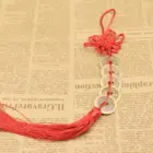 Manual Chinese Knot Lucky Charms Ancient I CHING Five Emperors Money Mascot Prosperity Protection Good Fortune Home Decorations 4