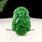 Natural Chinese White Jade Zodiac Pendant Spinach Green Jasper Twelve Zodiac Rat Ox Monkey Jewelry Accessories Lucky Amulet Gift 3