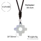 natural stone Chinese knot Quartz crystal Turquoises Agates aventurine necklace pendant Jewelry necklace for Women men gift 6