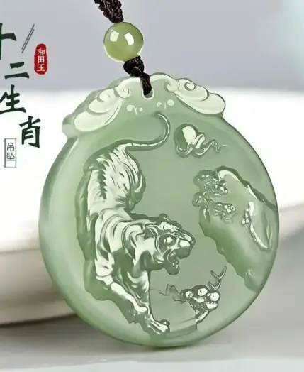 High-quality Afghan jade pendant Chinese zodiac men and women jade pendant animal year seed jadeite zodiac 12 zodiac jewelry 2