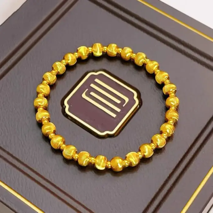 Ancient French Gold Five-way God of Wealth 5 Qian Di Half Bracelet Bracelet Retro New Chinese Style All-match Light Luxury Woven 1 Ancient French Gold Five-way God of Wealth 5 Qian Di Half Bracelet Bracelet Retro New Chinese Style All-match Light Luxury Woven 1
