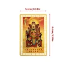 2026 Tai Sui Amulet Card Feng Shui Prayer Gold Card Exorcism Protection Buddha Gift Amulet Safe Bring In Wealth And Treasure 6