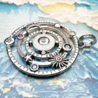 Pendant Cosmic Design Talismans Amulet Brand New Fine Jewelry 925 Sterling Silver Accessories Vintage Lucky Gift For Woman Men 6