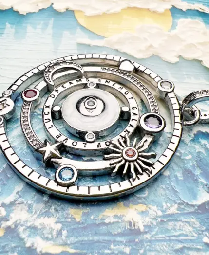 Pendant Cosmic Design Talismans Amulet Brand New Fine Jewelry 925 Sterling Silver Accessories Vintage Lucky Gift For Woman Men 6