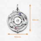 Pendant Cosmic Design Talismans Amulet Brand New Fine Jewelry 925 Sterling Silver Accessories Vintage Lucky Gift For Woman Men 2