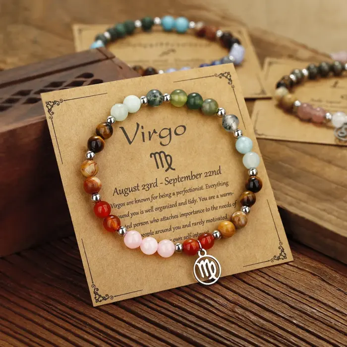 12 Zodiac Beaded Bracelet Aries Taurus Gemini Cancer Leo Virgo Libra Scorpio Aquarius Pisces Gifts Women Jewelry Gift 1 12 Zodiac Beaded Bracelet Aries Taurus Gemini Cancer Leo Virgo Libra Scorpio Aquarius Pisces Gifts Women Jewelry Gift 1