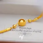 Women's Bird's Nest Lucky Bead Bracelet, 24K Gold, AU999 | 4