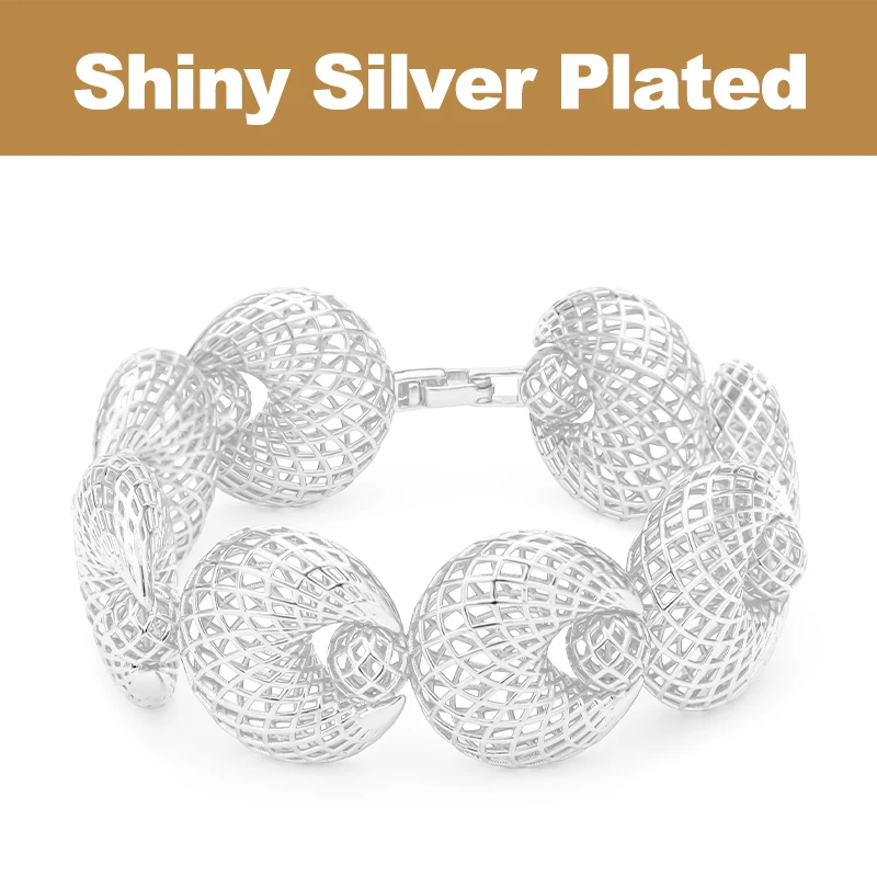 Shiny Silver Plated